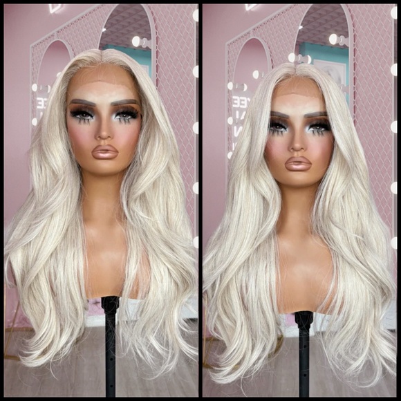 Human Hair Blended Lace Front Wig